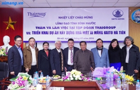 ThaiGroup: Triển khai dự án xây dựng Nhà máy Xi măng Kaito Hà Tiên